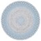 Safavieh 7 x 7 ft. Cape Cod Round Area Rug, Blue & Grey CAP227M-7R - alternate 4